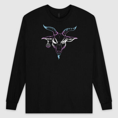 Baphomet is trans long sleeve Tshirt  - Ultra Cotton Mens Longsleeve Tee Thumbnail