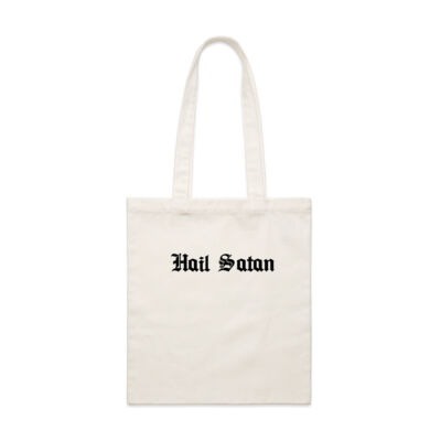 Hail Satan  black - basics collection - AS Colour Parcel Tote Thumbnail