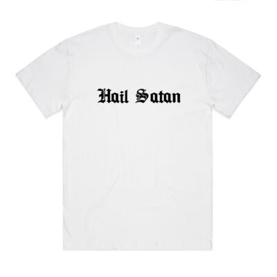 Hail Satan  black - basics collection T - Block Oversized Tee Thumbnail