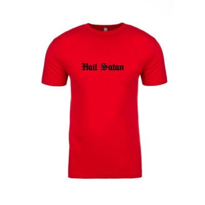 Hail Satan  black - basics collection MENS FITTED TEE Thumbnail