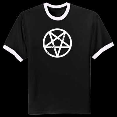 Inverted pentagram - basics selection RINGER TEE Thumbnail