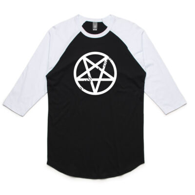 Inverted pentagram - basics selection UNISEX RAGLAN Thumbnail