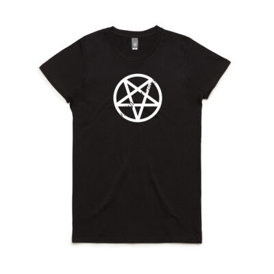 Inverted pentagram - basics selection WOMENS MAPLE TEE Thumbnail