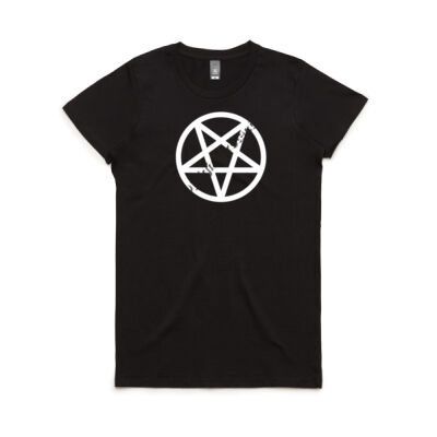 Inverted pentagram - basics selection WOMENS MAPLE TEE Thumbnail